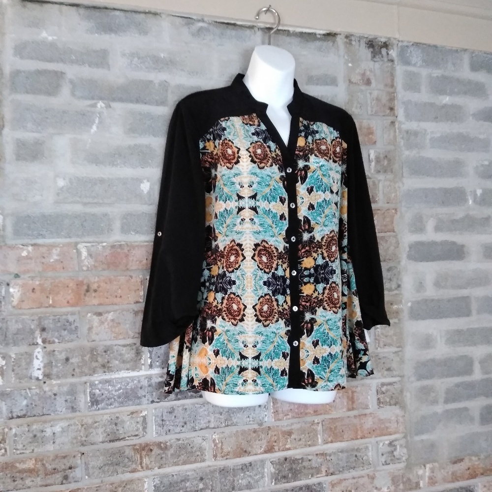 Style&Co front button blouse